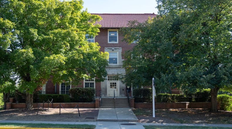 Wells Hall is situated at 301 E. Spring St. on the Oxford campus of Miami University. The university has issued a request for qualifications for it to be demolished over the summer of 2026. PHOTO BY AIDAN CORNUE