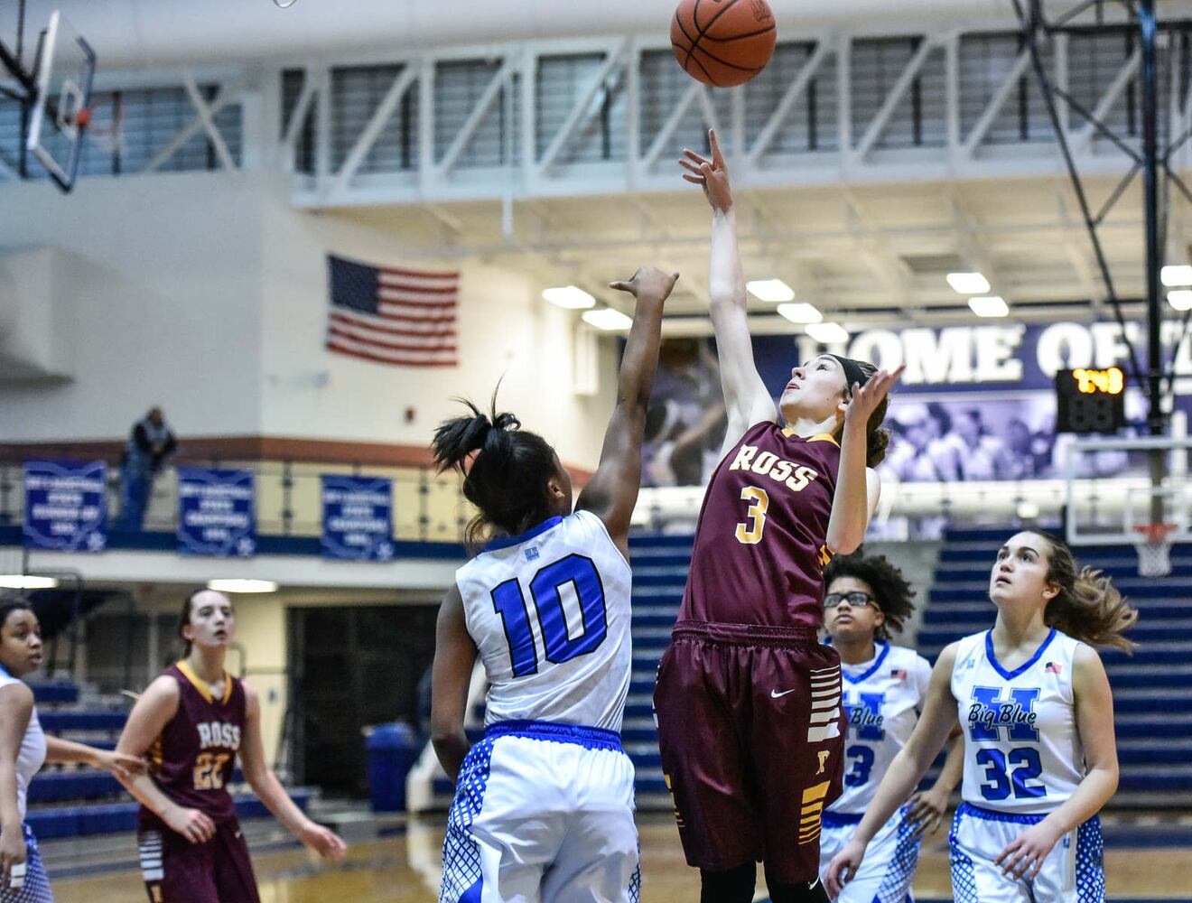 Hamilton vs Ross Girls Basketball