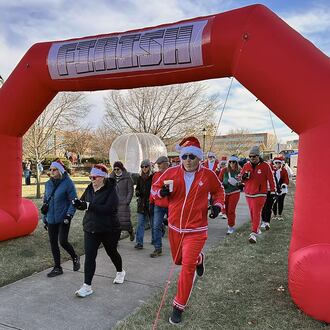 Registration is open for the second annual Santa Trot fundraiser that will be held Dec. 6 in front of the MidPointe Library’s West Chester Twp. branch. CONTRIBUTED