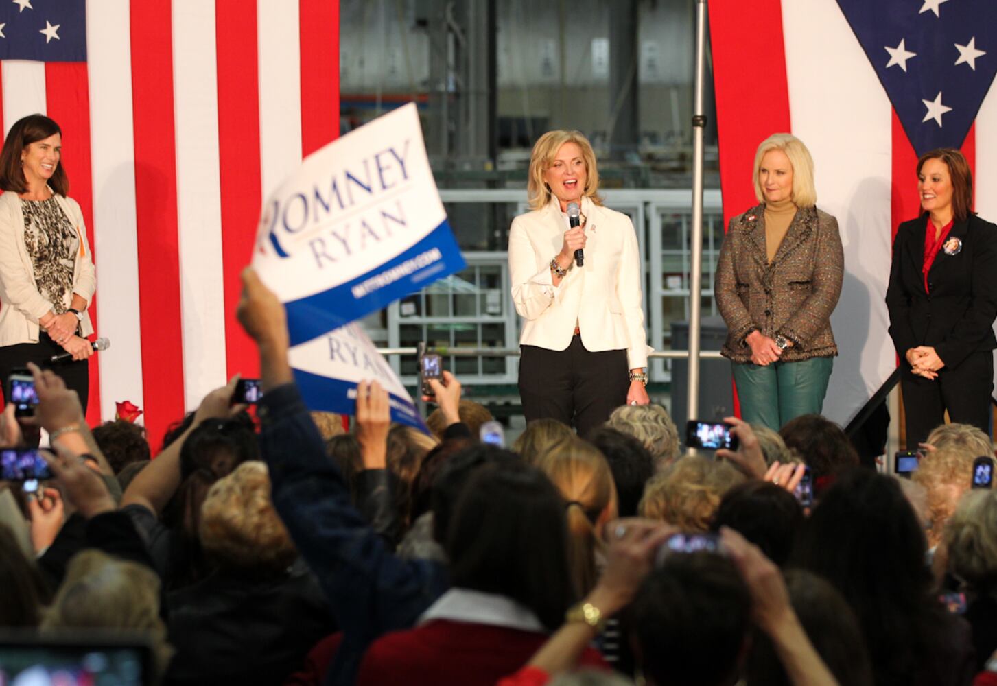 Ann Romney in Hamilton