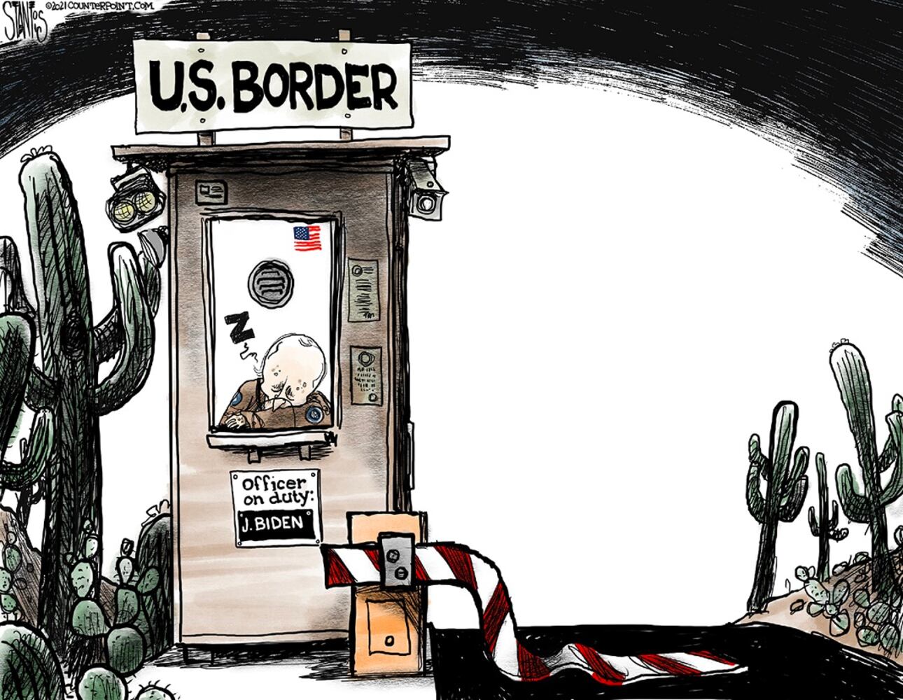 Week in cartoons: Biden press conference, Georgia voting rules and more