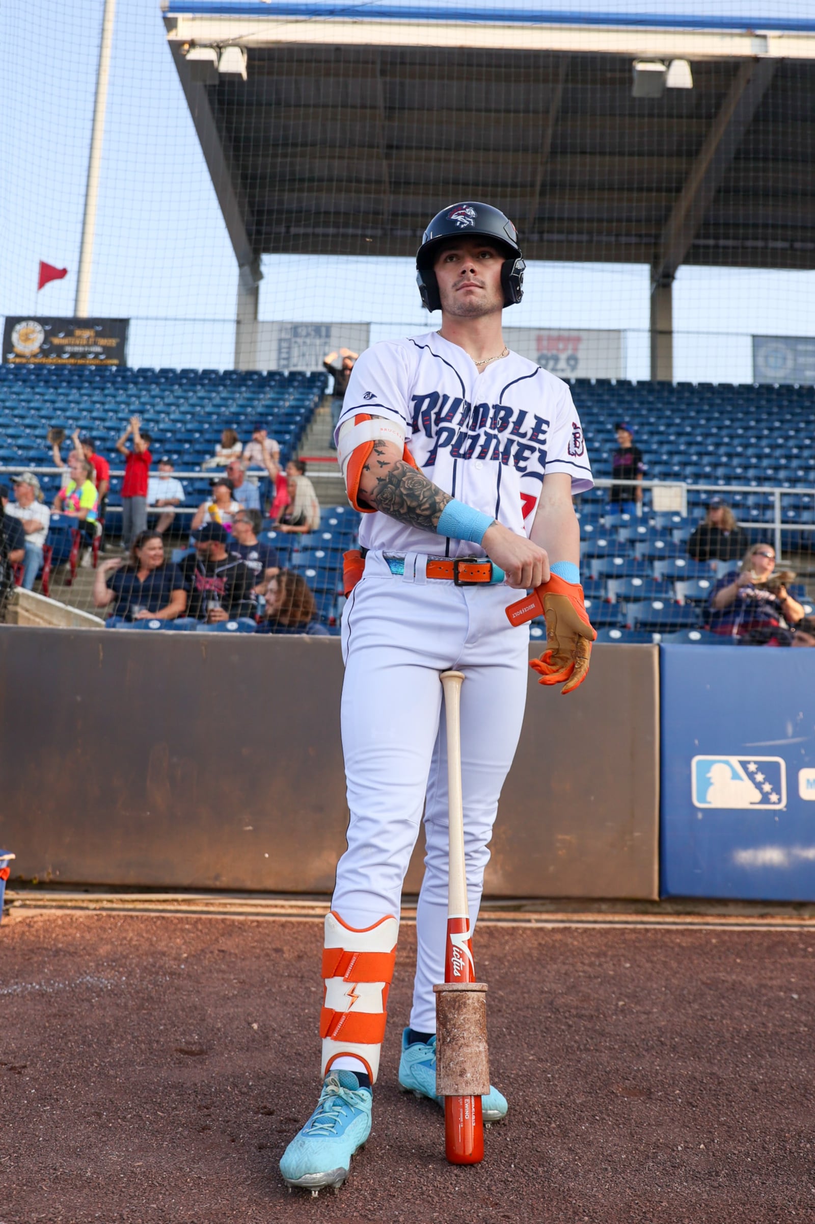 Andrew Joseph “A.J." Ewing, 21, a 2023 Springboro High School graduate, advanced last season to the New York Mets Class AA affiliate, the Binghamton Rumble Ponies. He played 28 games with the Rumble Ponies and hit .339. SUBMITTED PHOTO
,