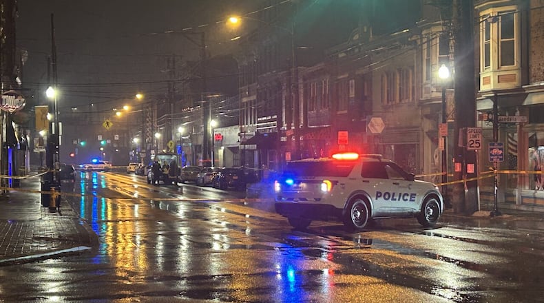 A shooting took place Sunday morning, Feb. 15, 2026. in the 4000 block of Hamilton Avenue near the Spotlight Lounge, a local bar. WCPO/CONTRIBUTED