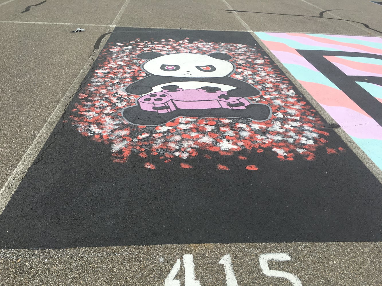 Lakota West High School parking lot spaces