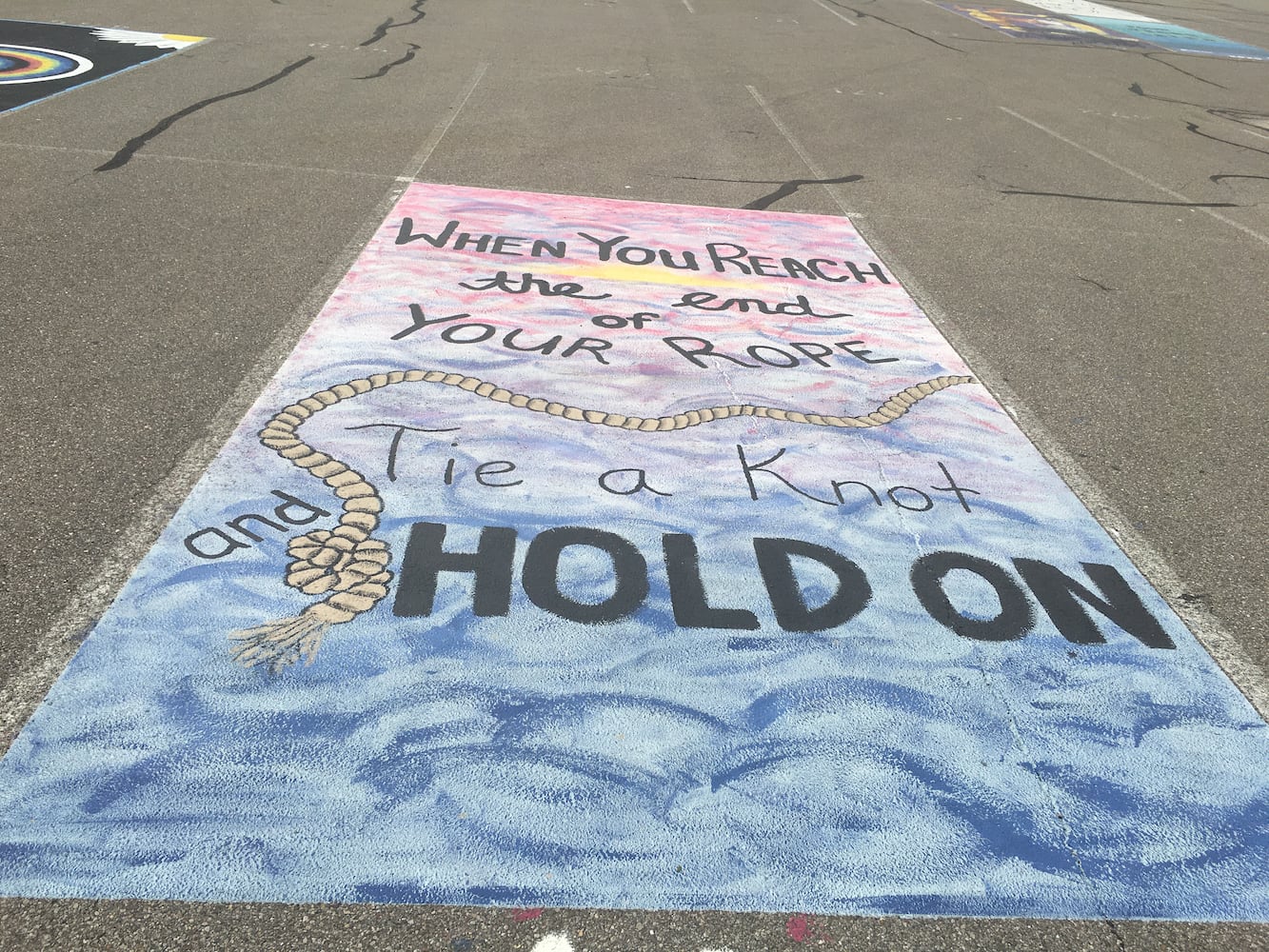 Lakota West High School parking lot spaces