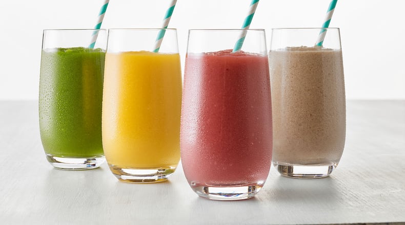 A sampling of items from Tropical Smoothie Cafe, which has a location slated to open in Warren County next month.