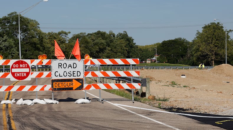 The intersection of Union Road and Manchester Road intersection outside Middletown in Turtlecreek Twp. became a four-way stop today, according to the Warren County Engineer’s office.. MARSHALL GORBY\STAFF