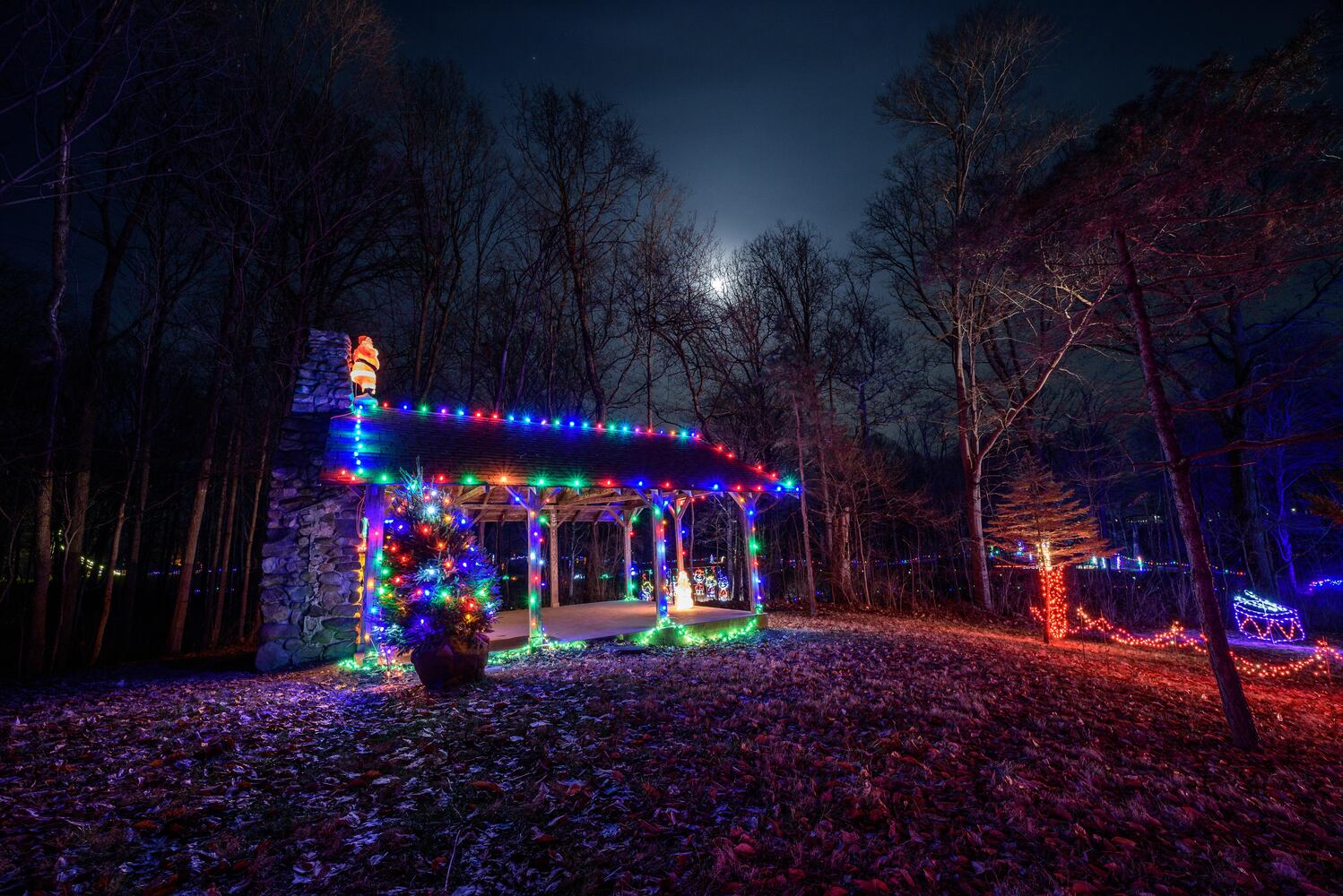 PHOTOS: Fort Saint Clair Whispering Christmas light display in Eaton