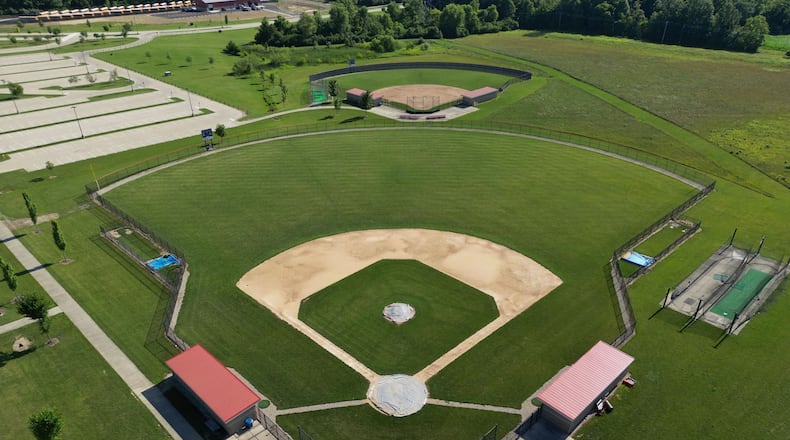 Talawanda High School and sports fields, 2023. NICK GRAHAM/STAFF