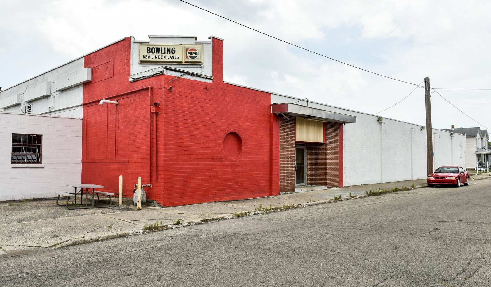 The New Linden Lanes bowling alley on Williams Avenue is one of several buildings of interest as students at Miami University try to develop a Pleasant Avenue Revitalization Strategy for Lindenwald to revitalize the Hamilton neighborhood. NICK GRAHAM/STAFF