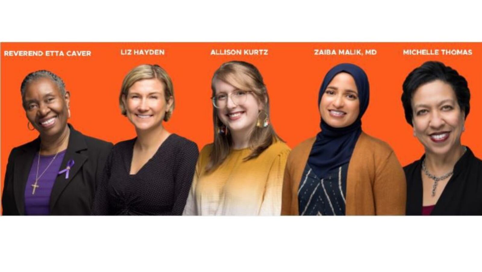 These five women won awards this week from YMCA Hamilton for their work in helping others. PROVIDED