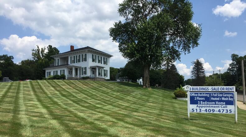 A former funeral home overlooking downtown Franklin may be heading for possible demolition soon. The former Eaton-Anderson Funeral Home, which sits on a hill at 121 E. Second St. will be demolished in the next 30 to 45 days. Owner Charles Anderson said the stately old house built in the 1843 was on the market for two years with no takers and received no bids when it was auctioned. Anderson said he would rather tear it down rather than watch it to continue to deteriorate. ED RICHTER/STAFF