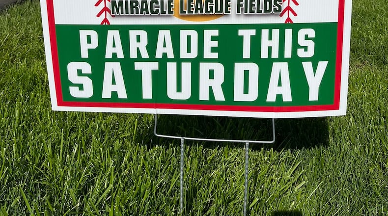 The Joe Nuxhall Miracle League Field Opening Day Parade is set for this Saturday, April 22, 2023, starting at Sacred Heart Church on Nilles Road and ending at the Miracle League Fields on Groh Lane. PROVIDED
