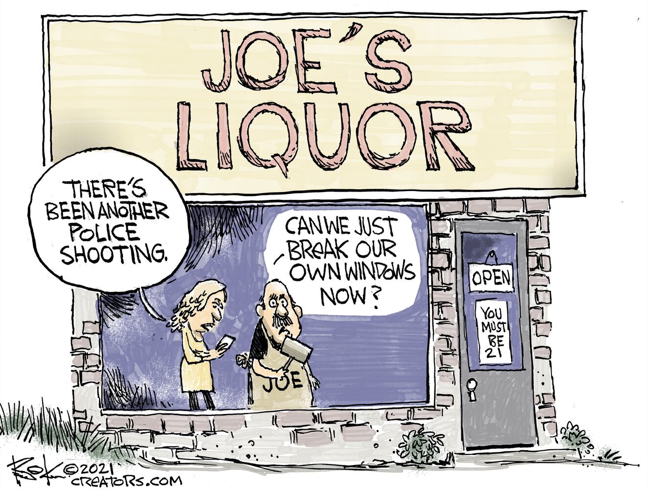Week in cartoons: Mass shootings, Afghanistan exit and more