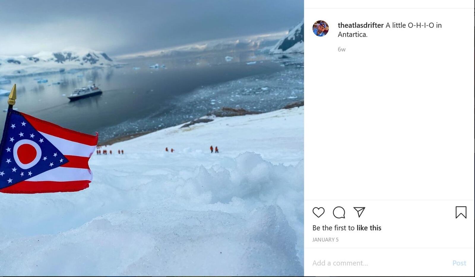 Photos from former Ohio House speaker Cliff Rosenberger’s Instagram account show he has been traveling extensively through South America, including Antarctica, Easter Island and Brazil. “The Atlas Drifter” Instagram account was made private shortly after this newspaper inquired about Rosenberger’s travels.