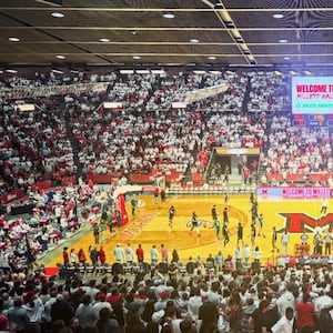 Ohio against Miami on Friday, Feb. 13, 2026, at Millett Hall in Oxford. David Jablonski/Staff