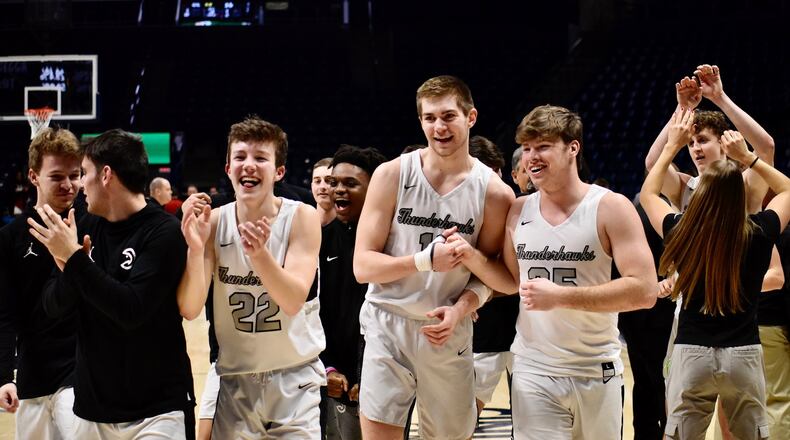 Lakota East defeated La Salle on Wednesday night to advance to the Division I regional finals for the first time in school history. Nick Graham/STAFF