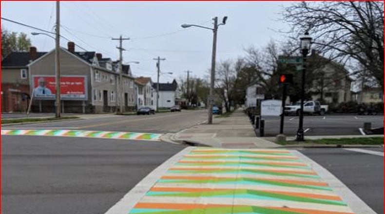 Second Ward voters bet heaviest for better streets. The neighborhood, whose economic development plan recently developed by Miami University planning students suggested intersections in the neighborhood could be made more attention-grabbing by painting them with dramatic colors and shapes, voted most strongly on behalf of the Issue 1 street-repair levy. PROVIDED