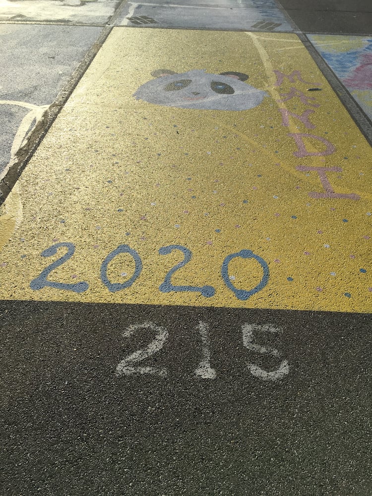 Lakota West senior parking spaces