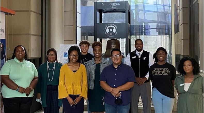 Here are members of the Citywide Hamilton Internship Program. PROVIDED