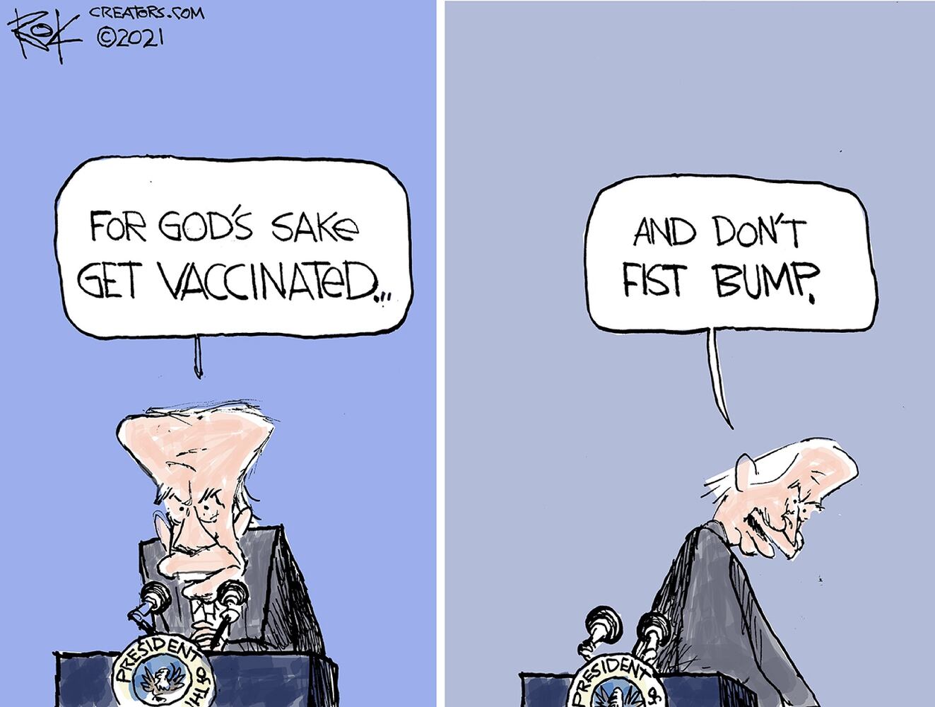WEEK IN CARTOONS: Deleted texts, fist bump, heat wave and more
