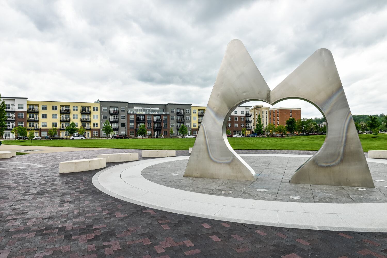 The Marcum Apartments and retail spaces