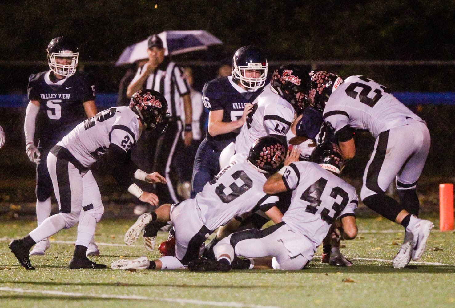 Franklin football beats Valley View Friday, Oct. 11