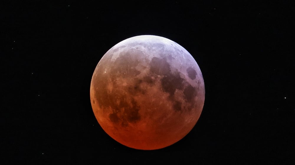 A total lunar eclipse, also known as blood moon, was visible Friday, March 14, 2025. The 2026 lunar eclipse will be visible on Tuesday, March 3. NICK GRAHAM/STAFF