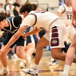 The Oakwood boys basketball team beat Kenton Ridge and Urbana beat Valley View in Division IV tournament action on Saturday, Feb. 28, 2026 at Xenia High School. GEOFF NEVILLE / CONTRIBUTED PHOTO