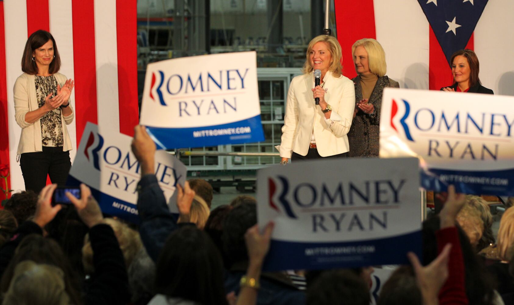 Ann Romney in Hamilton