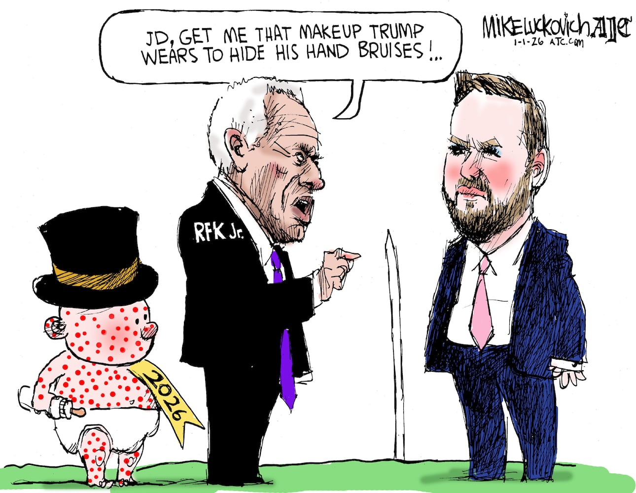 CARTOONS: Mike Luckovich, Jan. 8, 2026