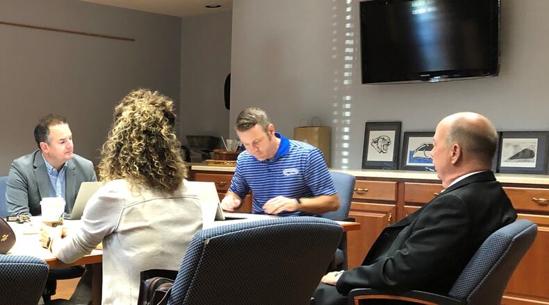 Springboro’s school board announced it would hold a special meeting at 7 p.m. Sunday. STAFFF