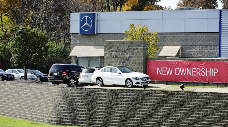 Mercedes-Benz of West Chester wants to install sign boards between the dealership and Interstate 75 just south of the Union Centre Boulevard exit. The dealership is asking West Chester Twp. to split the estimated $730,000 cost of the installation and offering to cover all maintenance, electricity, upkeep and graphic design expenses. The board would not only advertise the business, but also promote the township and its community events to the hundreds of thousands of motorists who pass the exit each day. NICK GRAHAM/STAFF