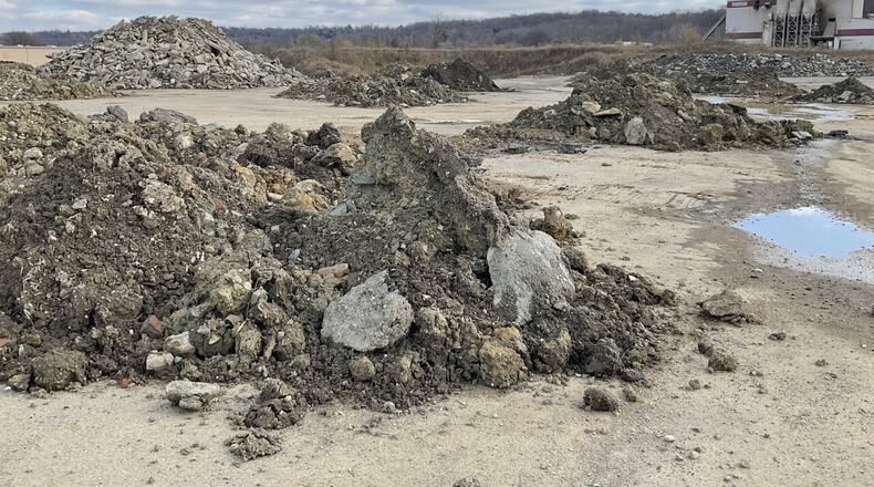 Hamilton County health officials took this photo of waste at Doug Evans' Broadwell Road facility on Nov. 14, 2022. HAMILTON COUNTY DEPT. OF HEALTH/CONTRIBUTED
