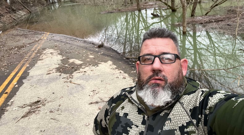 A world champion strongman from this city spent the weekend hauling food, water and emergency supplies to flood-devasted areas in Kentucky.
With the help of locally collected donations, Middletown resident and internationally acclaimed disabled strongman Mike Diehl drove a loaded truck down to some one of the many stricken Kentucky communities suffering from last week’s flooding, followed by severe cold. (Provided)