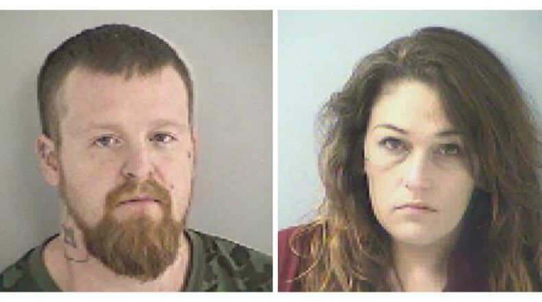 Patrick Finnigan, 29, and Kelly Kamphaus, 34, both of HamiltonBUTLER COUNTY SHERIFF’S OFFICE/PROVIDED