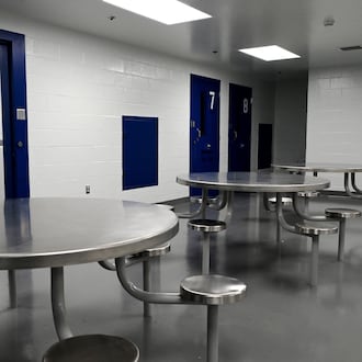 The recently expanded medical wing of the Butler County Jail on Nov. 20. Butler County jail officials say it’s hard to know how many people in the jail are developmentally disabled or suffer from mental health issues, as they aren’t required to keep that statistic; but Butler County Sheriff Richard Jones believes it could be as many as a third of the entire jail population. MICHAEL D. PITMAN/STAFF