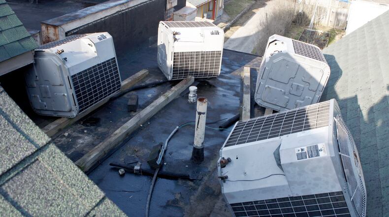 Thieves allegedly tried to steal copper piping and tubing from the roof of the United Christian Center at 433 Oak St. in Dayton's South Park neighborhood.