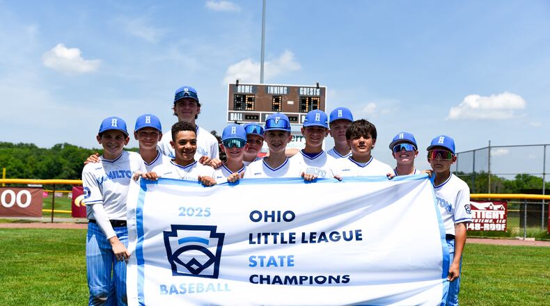 West Side Little League won its 22nd Ohio Little League state championship on Thursday with a 17-5 victory over New Albany at the Field of Dreams in Boardman. KYLE HENDRIX / CONTRIBUTED