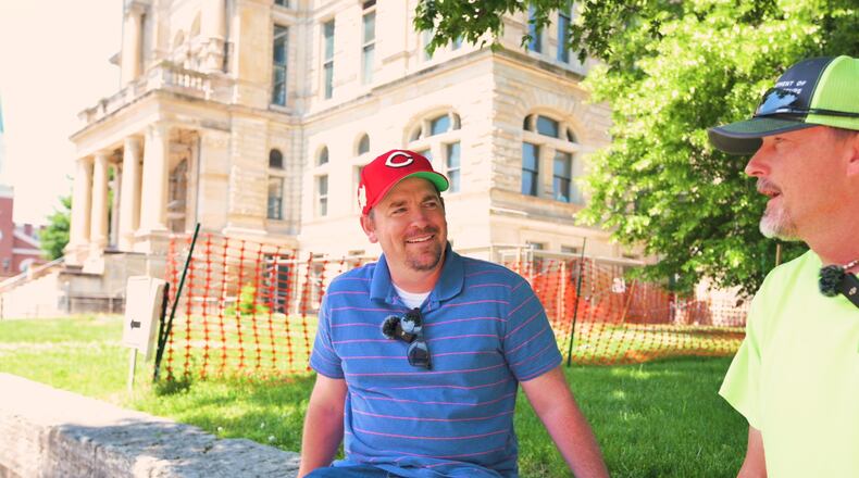 Hamilton attorney Josh Hodges, left, won best attorney for the Best of Butler County 2023 contest. JOSHUA RAYMAN/CONTRIBUTED