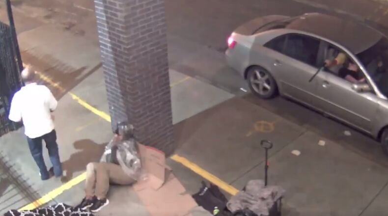 Two sisters have been charged with shooting at homeless people with an air rifle from a car in Cincinnati, though they have not been arrested. CINCINNATI POLICE