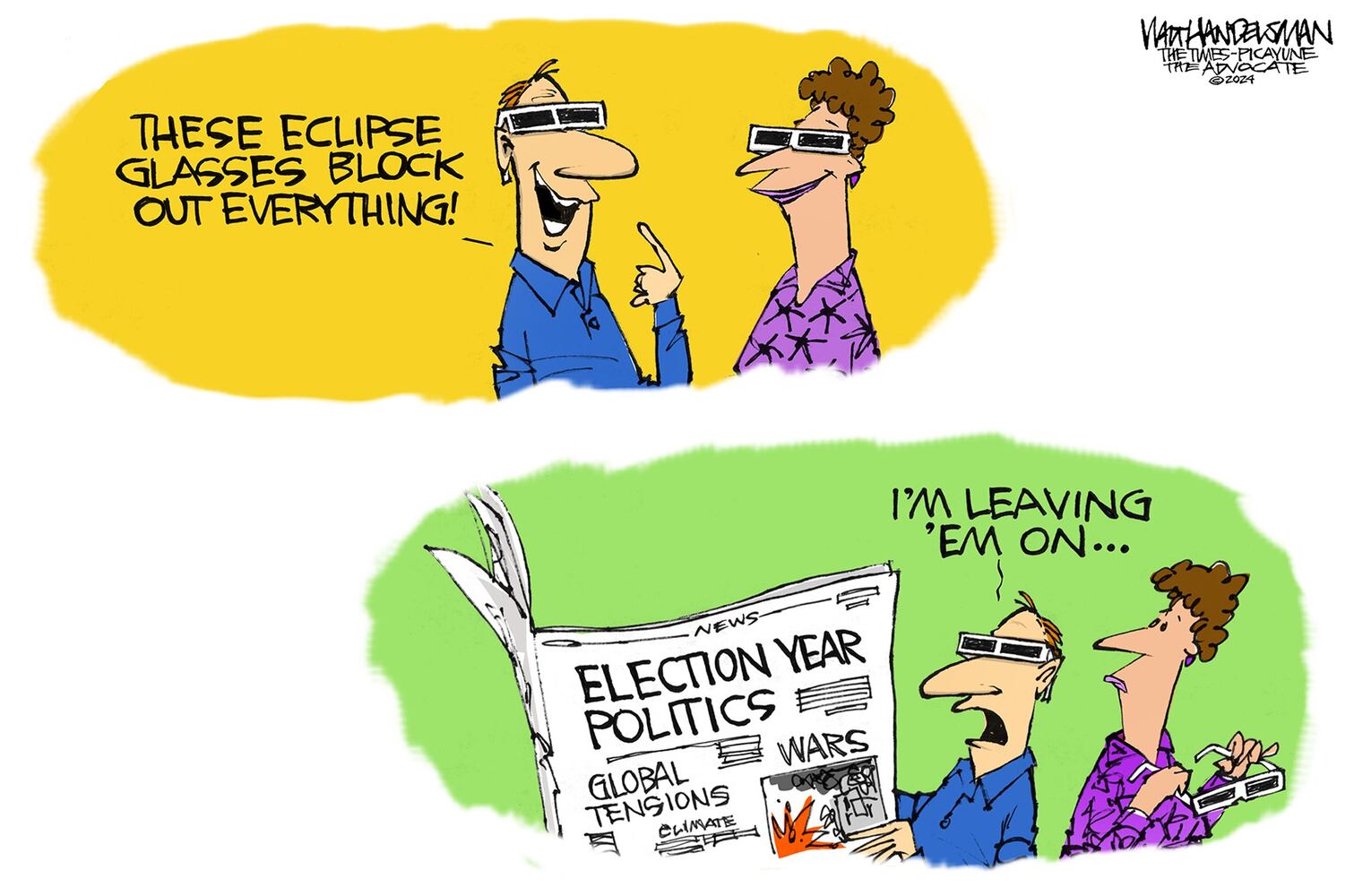 CARTOONS: Walt Handelsman, April 11, 2024