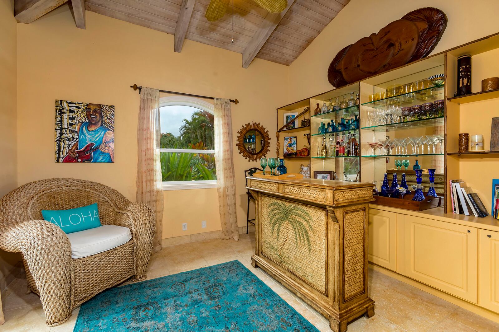 The Maui retreat of rock icon Sammy Hagar is listed for sale at close to $3.3 million. (Trade Winds Photography/TNS)