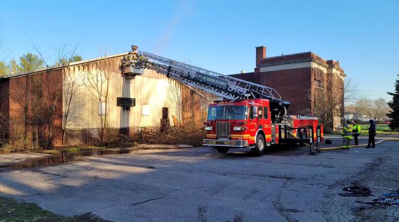 Two fires were reported last week inside the former Lincoln School on Central Avenue in Middletown. City Council approved Vickers Demolition Inc. to demolish the buildings. Work is expected to be complete next month. NICK GRAHAM/STAFF