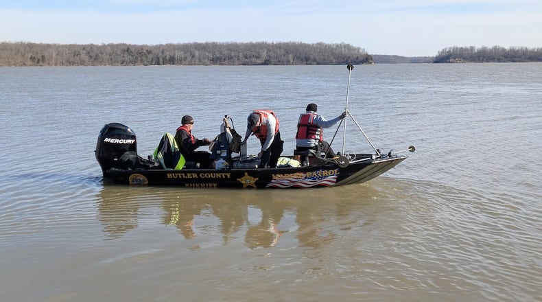 The Buter County Sheriff's Office Emergency Response Services Unit responded to assist as part of Task Force 1 Dive Team Friday into Saturday to recover the body of a missing boater at Caesar Creek Lake in Warren County. CONTRIBUTED
