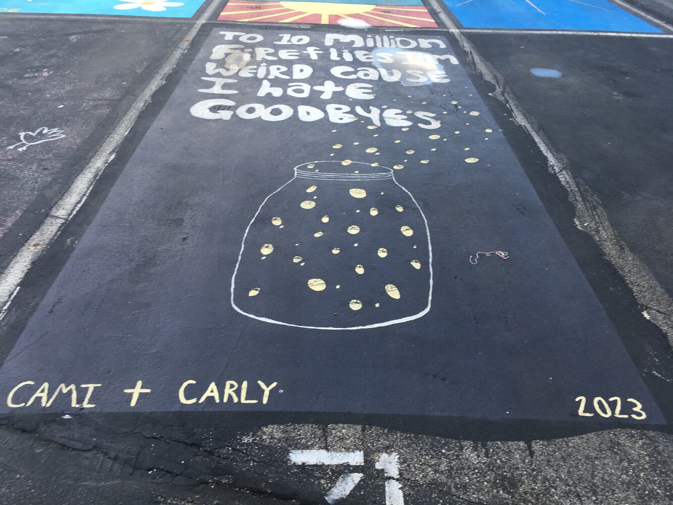 Ross senior parking lot spaces