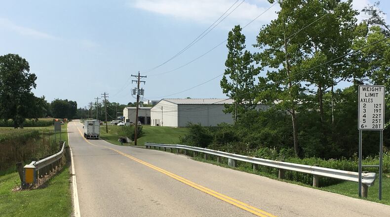 Monroe accepted an emergency grant of $199,928 from the Ohio Public Works Commission to rehabilitate an existing bridge structure on South Salzman Road. ED RICHTER/STAFF