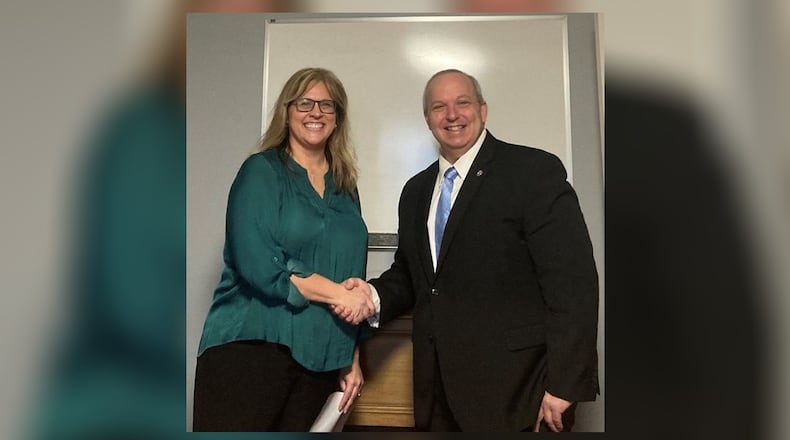 MetroParks of Butler County swore in their new Chief of Police Scott Gaviglia on Jan. 3. Scott replaces Chief David VanArsdale, who retired from MetroParks in October. CONTRIBUTED