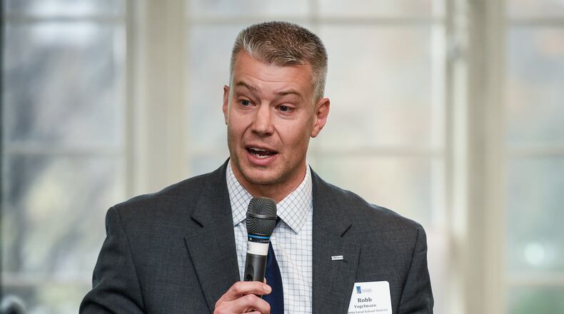 Robb Vogelmann, who was Lakota’s assistant superintendent before being appointed to his current role as acting superintendent, is one of 16 candidates for the district’s top job. NICK GRAHAM/STAFF