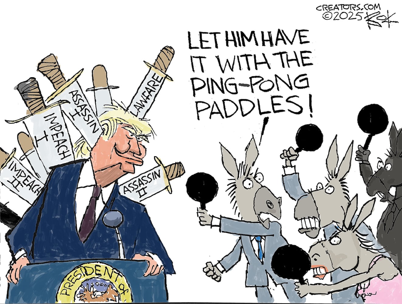 CARTOONS: Chip Bok, March 13, 2025